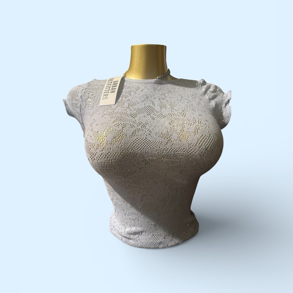 Urban Outfitters Cream Lace Camisole